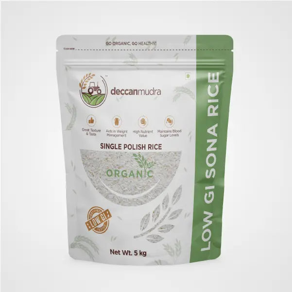 Organic Low GI Single Polish Rice, high fiber